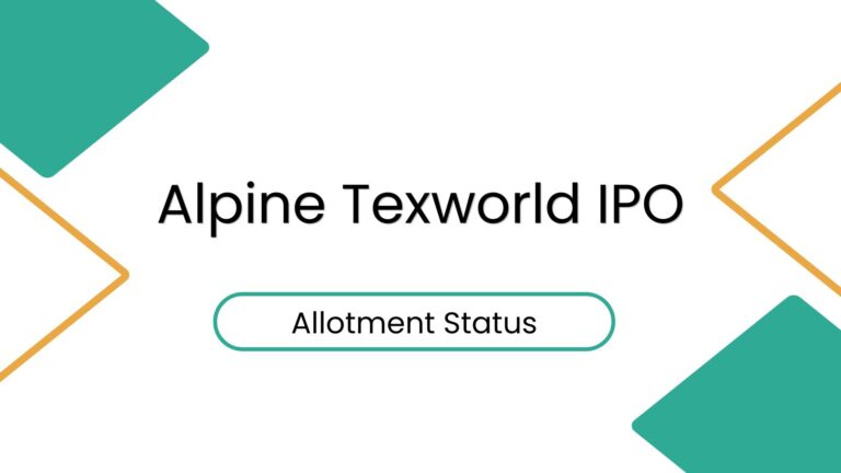 Alpine Texworld ipo allotment status